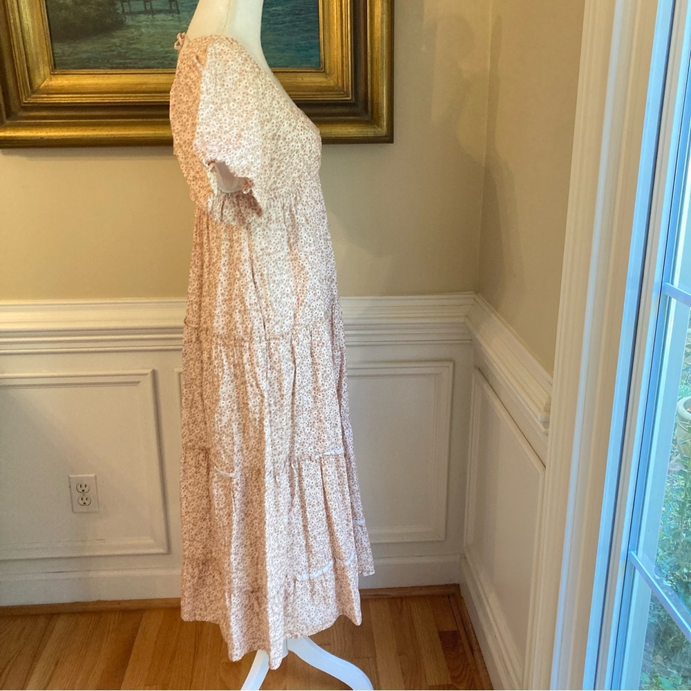 SHOW ME YOUR MUMU Odette Ditsy Daisy Floral Midi Dress - Picture 6 of 15